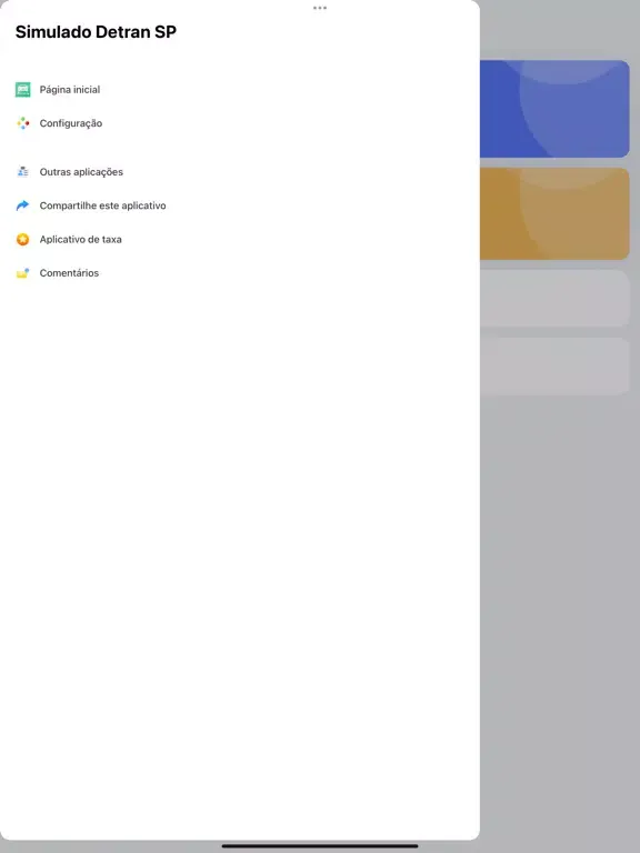 Simulado Detran SP iPad 应用截图