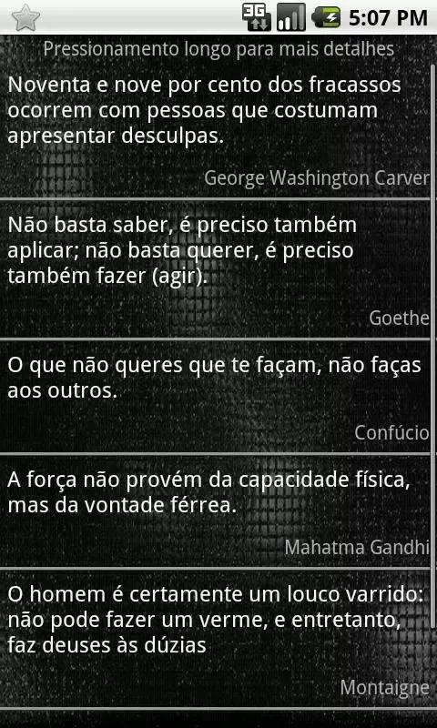 Screenshot di Frases Famosas