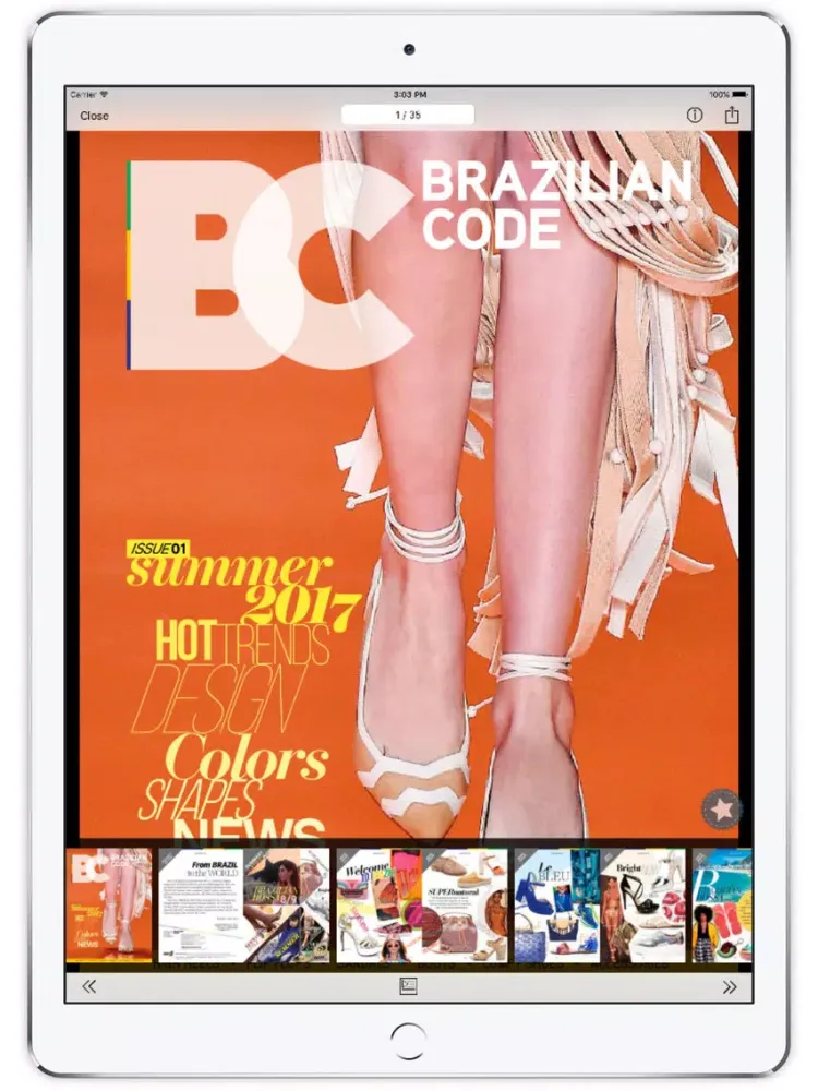 Tangkapan skrin Brazilian Code iPad 