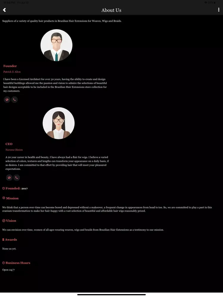 Скриншоты Brazilian Hair Extensions iPad 
