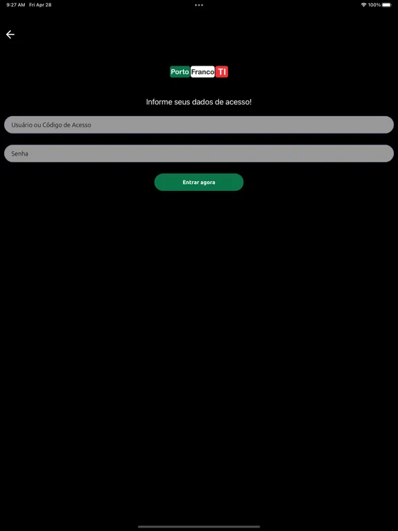 Zrzuty ekranu Porto Franco TI iPad 