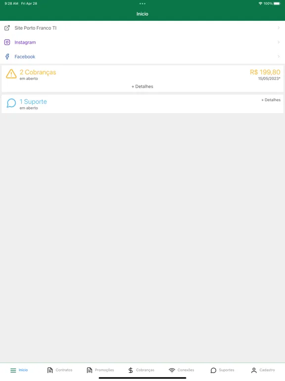Zrzuty ekranu Porto Franco TI iPad 