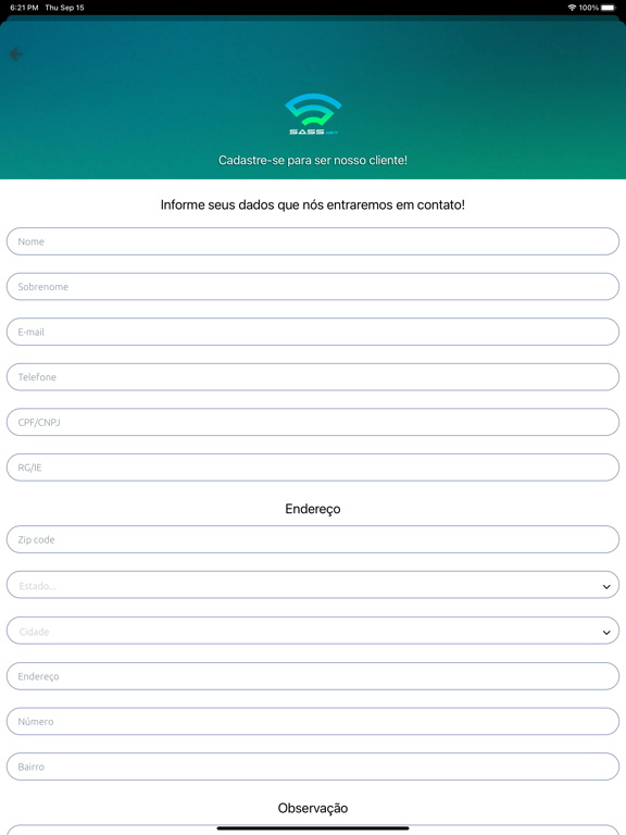 SassNet iPad  Screenshots
