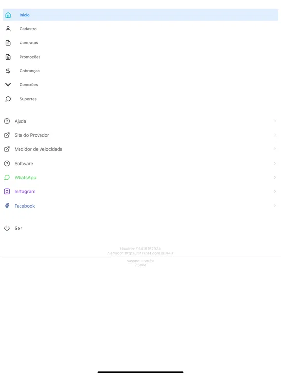 SassNet iPad 应用截图