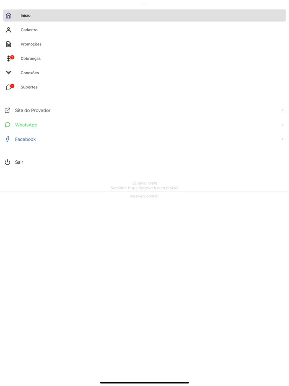 WGS Internet Banda Larga iPad  स्क्रीनशॉट