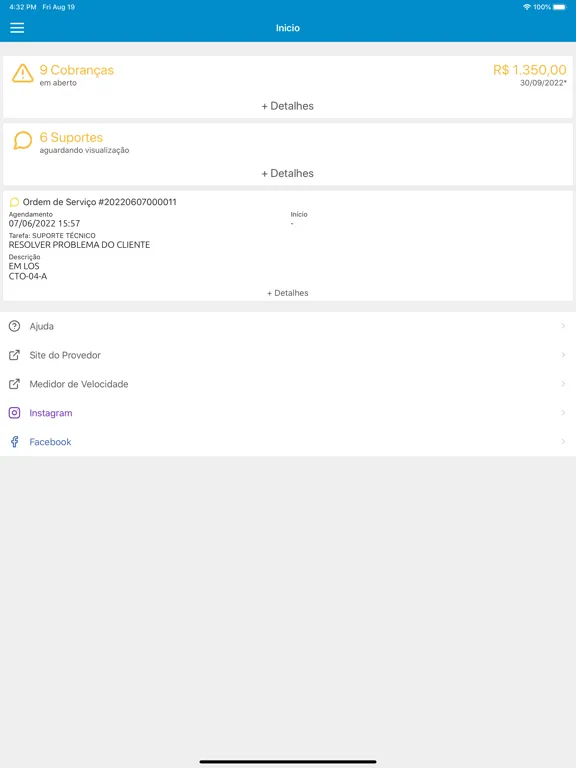 Netfy Telecomunicações iPad 应用截图