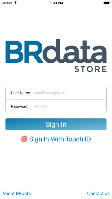 BRdata Store Screenshots