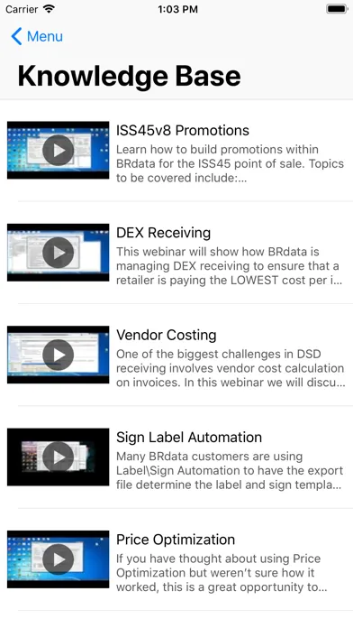 BRdata Store Screenshots
