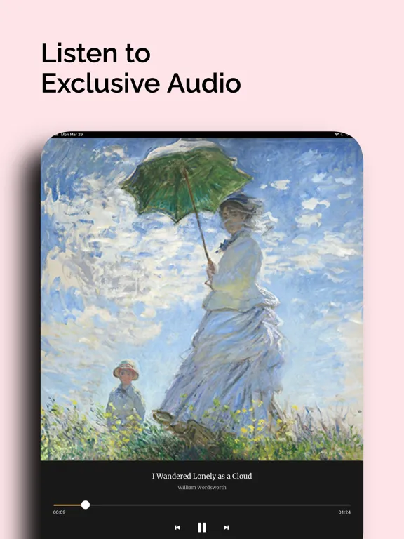 Capturas de pantalla de Poeta: Daily Audio Poems iPad 