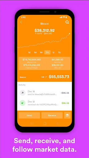 BRD Bitcoin Wallet Bitcoin BTC應用截圖