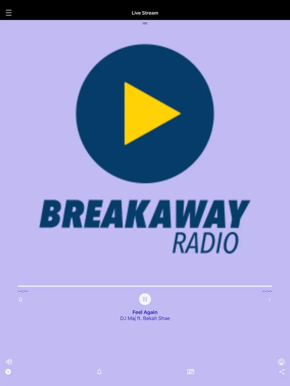Capturas de tela do Breakaway Radio iPad 