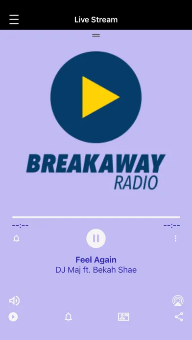 Capturas de tela do Breakaway Radio