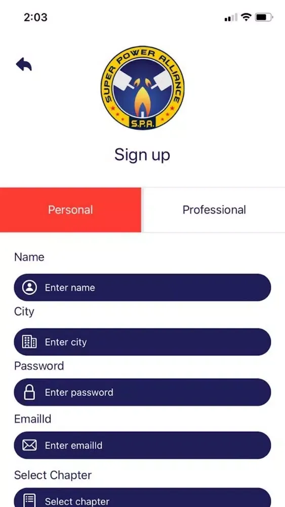 SPA Connect Screenshots