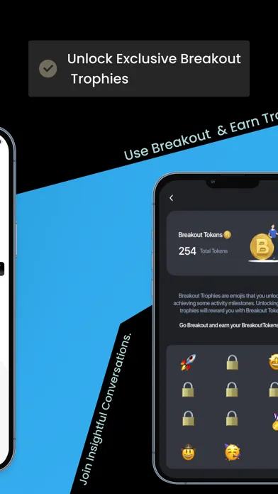 Tangkapan skrin Breakout: Audio Social Network