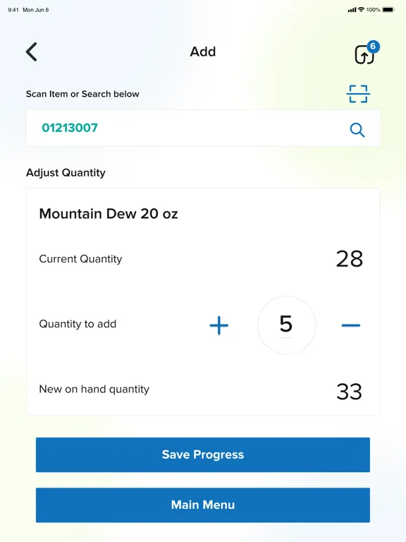 Breakroom Provisions Inventory iPad  Screenshots