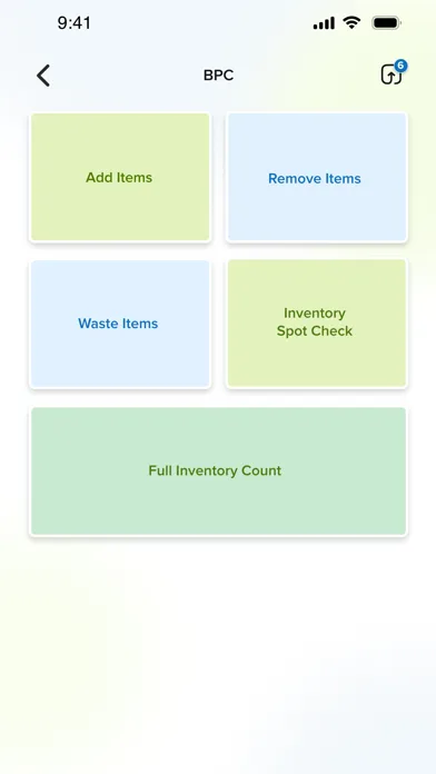 Breakroom Provisions Inventory Screenshots