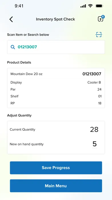 Breakroom Provisions Inventory Screenshots