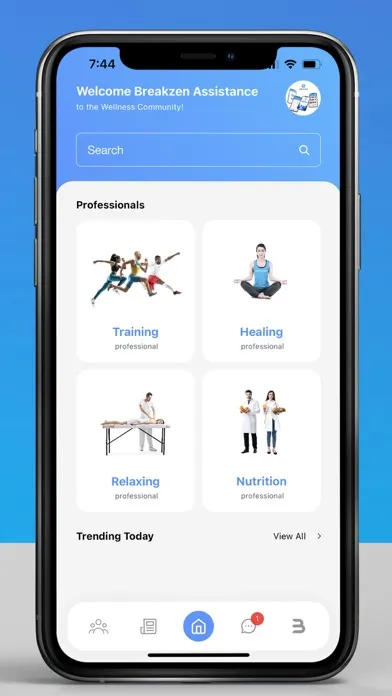 Tangkapan skrin Breakzen - Wellness Coach