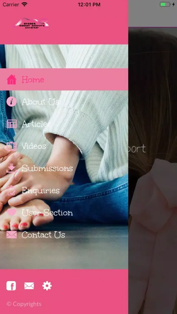 Capturas de pantalla de BreastCancerGibraltar