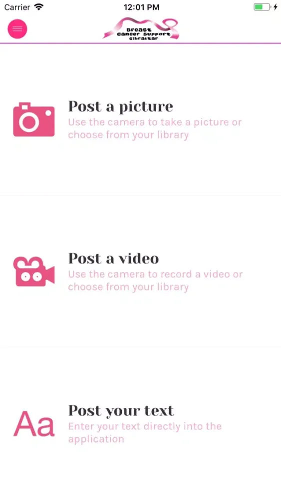 Capturas de pantalla de BreastCancerGibraltar