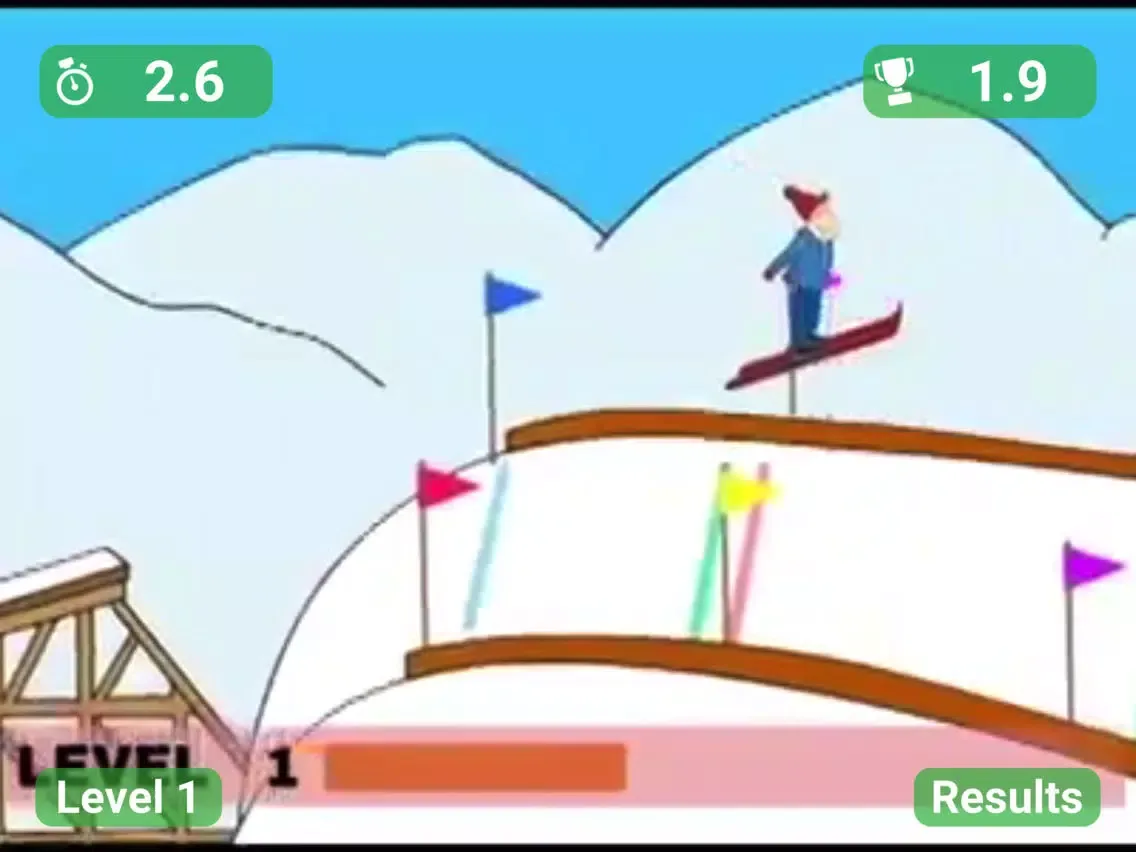 Ski Jumper (Breathing Buddy) iPad  Ekran Görüntüleri