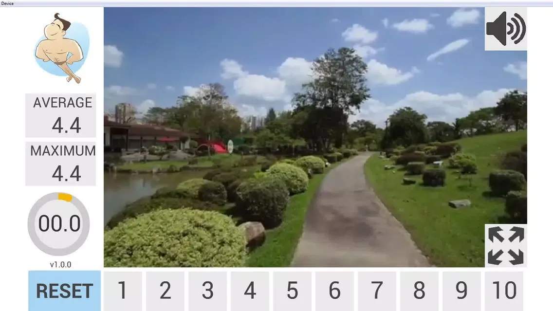 Tangkapan layar Garden Walk (Breathing Apps)
