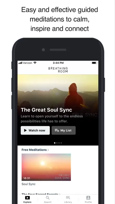 Captures d'écran de Breathing Room Meditation