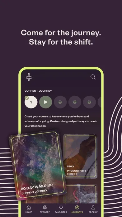 Captures d'écran de Othership: Guided Breathwork