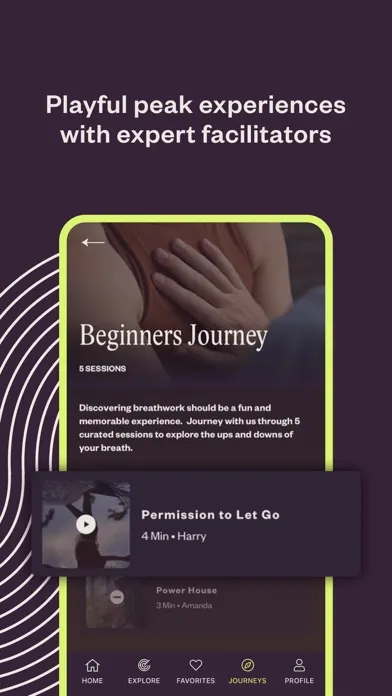 Captures d'écran de Othership: Guided Breathwork