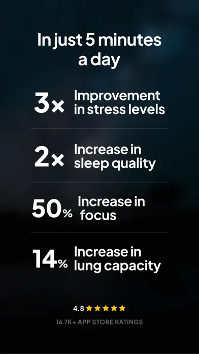 Zrzuty ekranu Breathwrk: Relax, Sleep, Focus