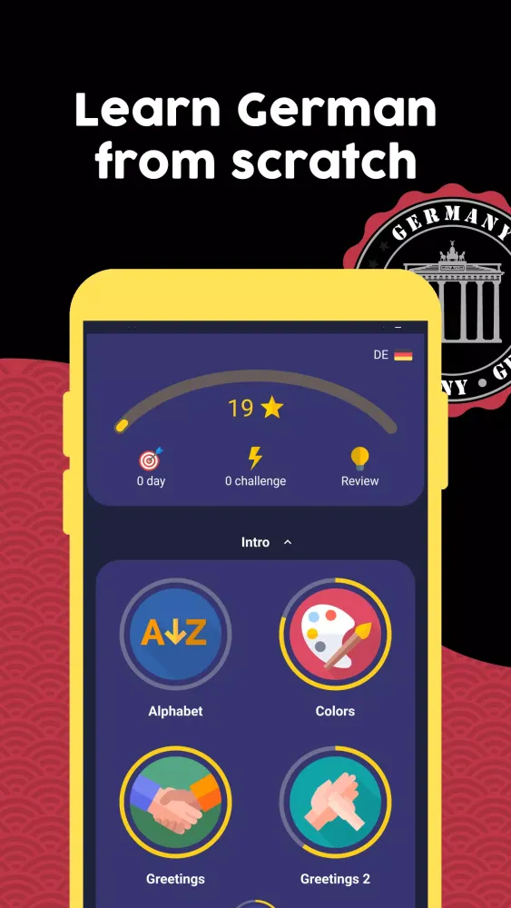 Capturas de tela do Learn German