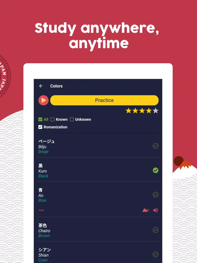 Learn Japanese应用截图