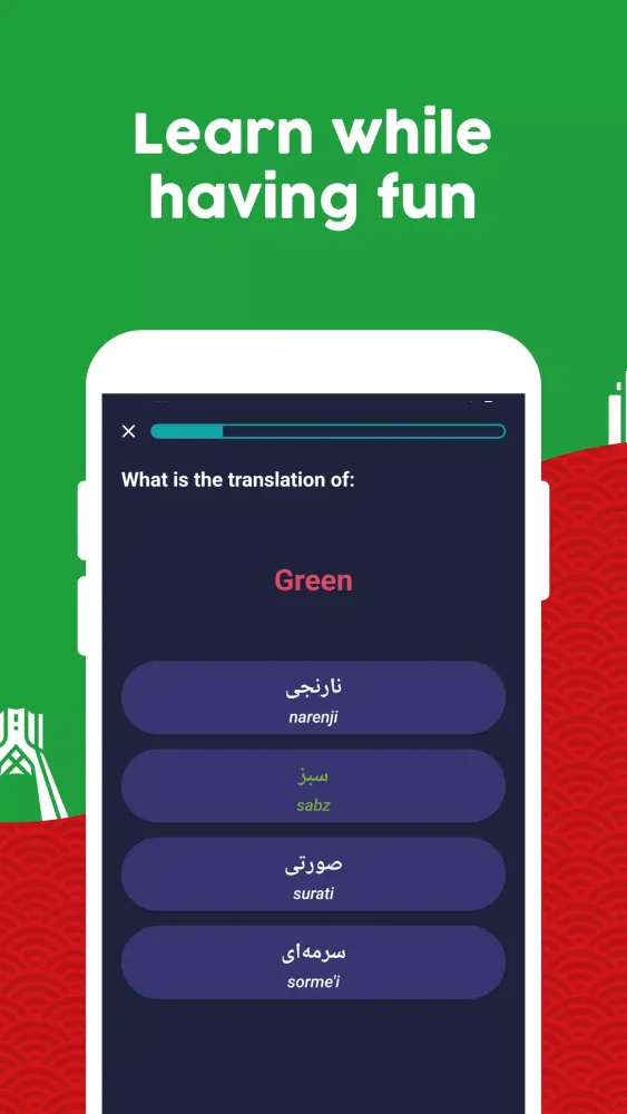 Capturas de pantalla de Learn Persian