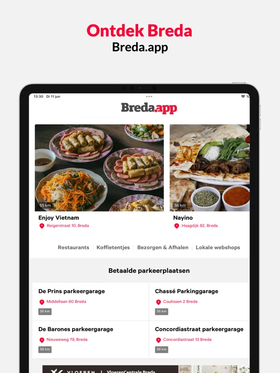 De Breda App iPad 應用截圖