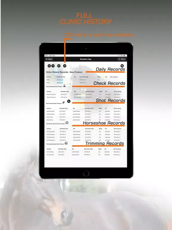 Breeders App Pro iPad  Ekran Görüntüleri