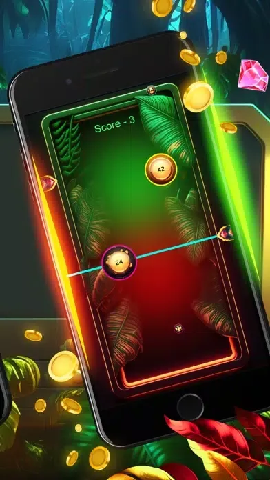 Tangkapan skrin Lucky Lazer Ball Push