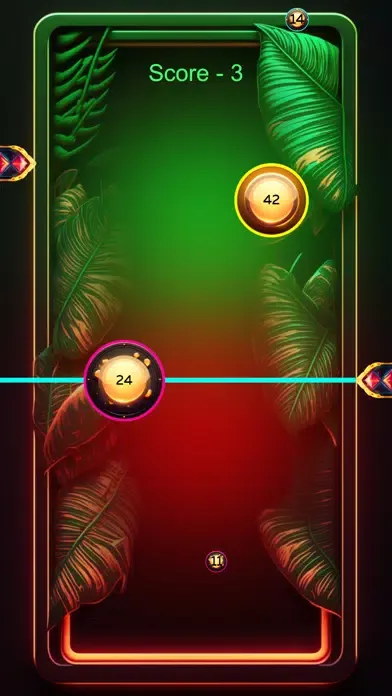 Tangkapan skrin Lucky Lazer Ball Push
