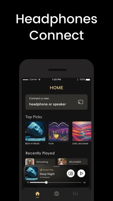 Connect Speaker & Headphones ‣應用截圖