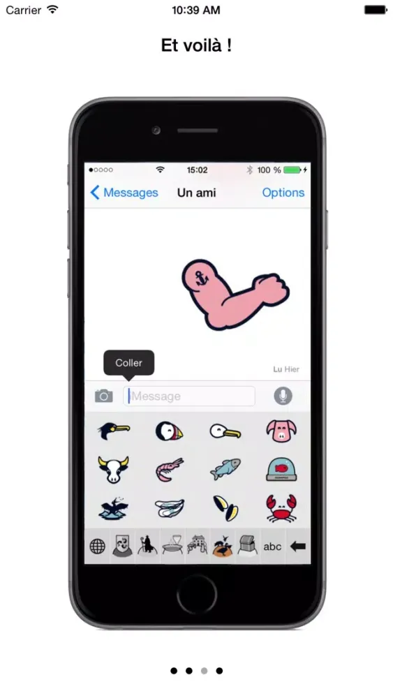 Tangkapan layar Emojis Breizh
