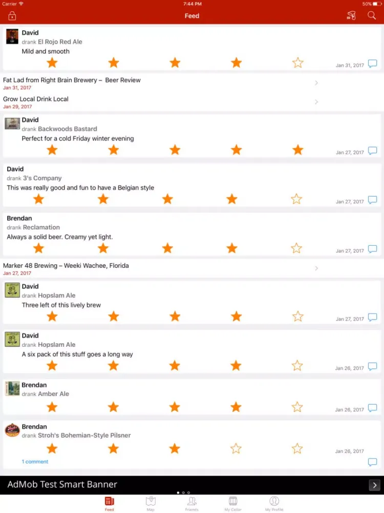 SommBeer iPad  Screenshots