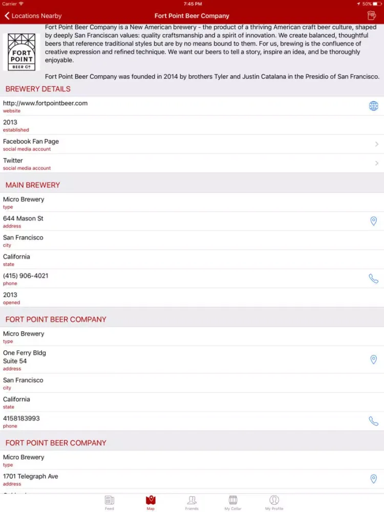 SommBeer iPad  Screenshots