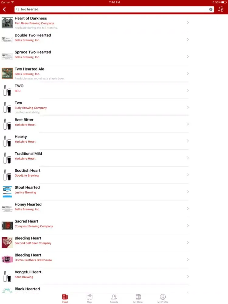 SommBeer iPad  Screenshots
