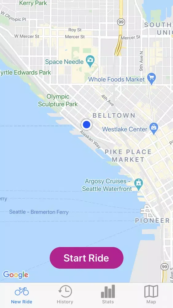 Velo: Track your bike rides Screenshots