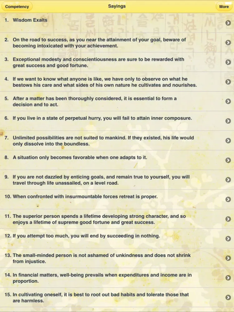 Tao of EI iPad  Screenshots