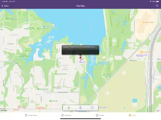 Mammoth Events iPad  Screenshots