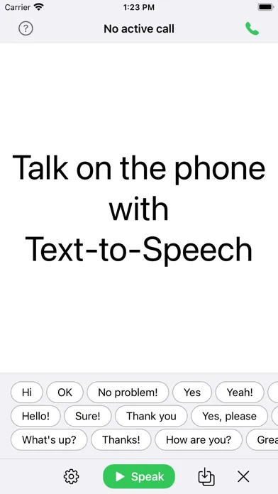 TTSPhone Text to Speech Phone स्क्रीनशॉट