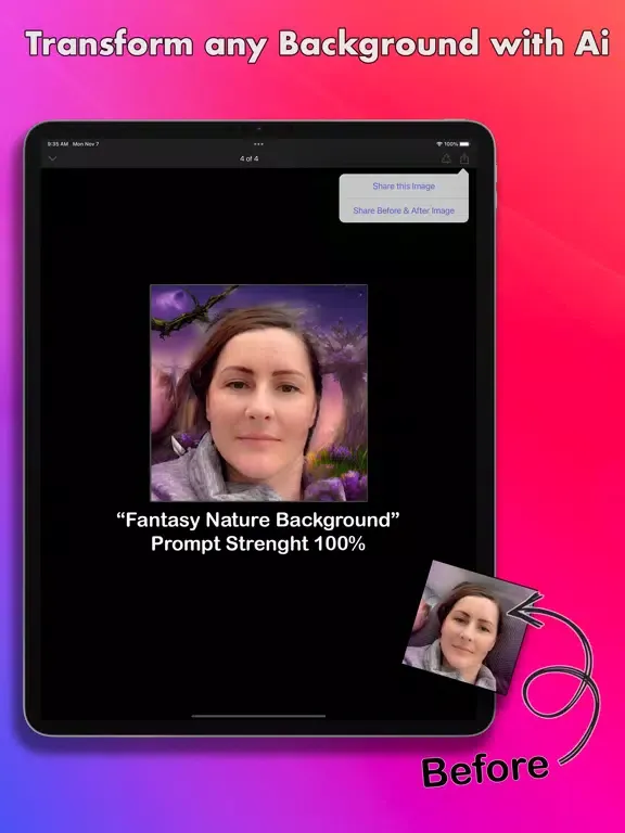 Capturas de pantalla de Foto Ai iPad 