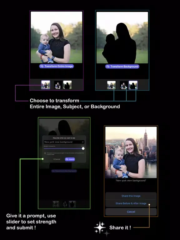 Capturas de pantalla de Foto Ai iPad 