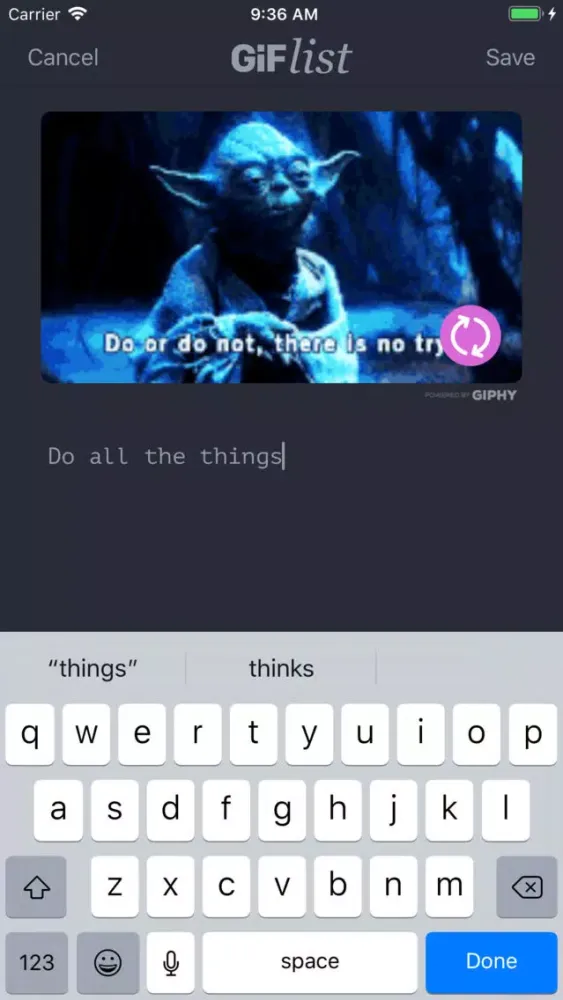 Gif List - The Gif To-Do List Ekran Görüntüleri