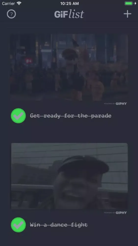 Gif List - The Gif To-Do List Ekran Görüntüleri